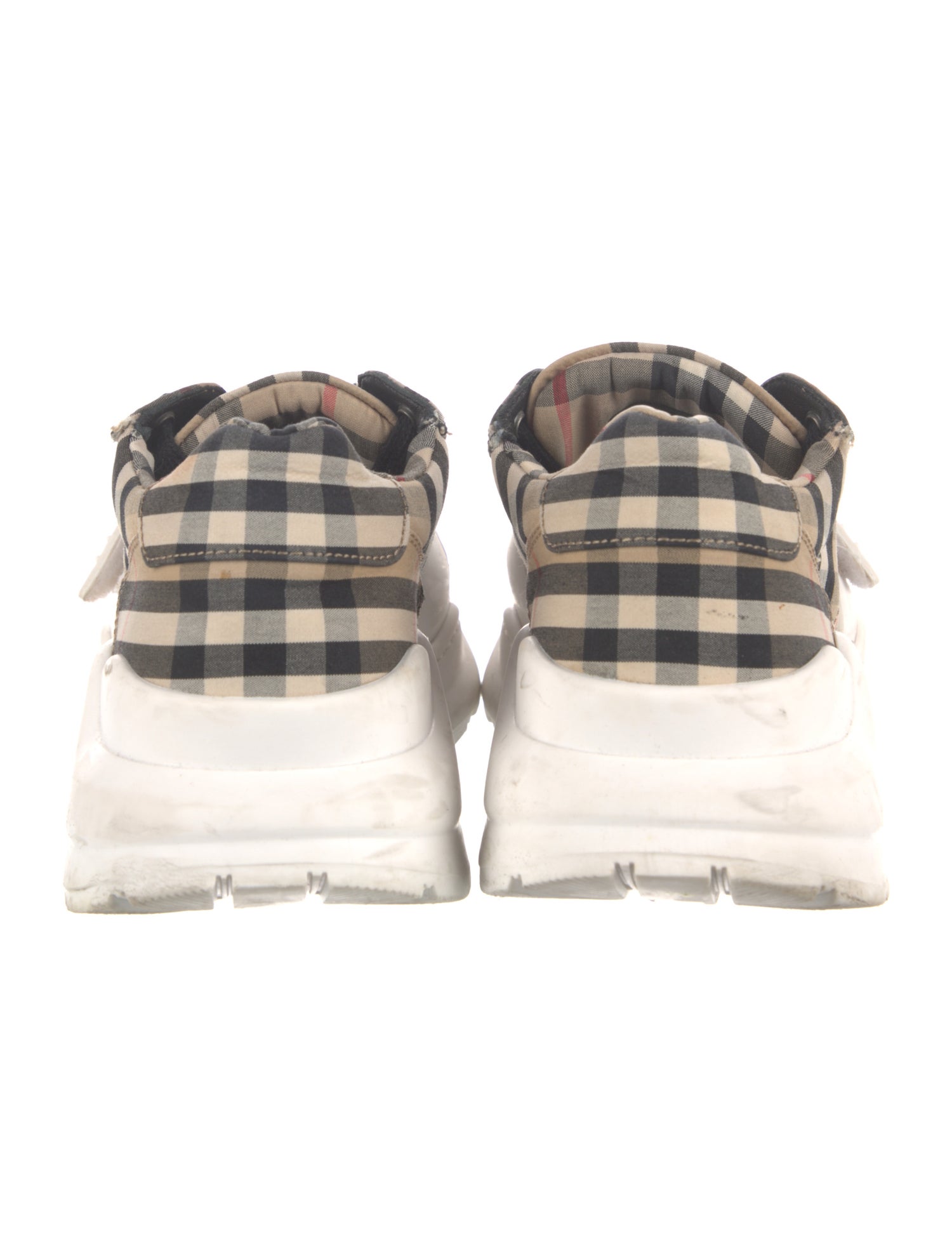 Burberry House Check Pattern Canvas Sneakers